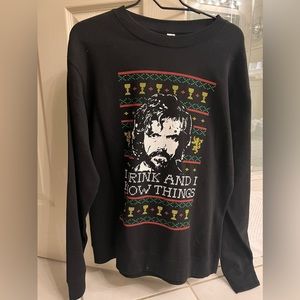 Game of Thrones Black Sweatshirt Sz M “I Know Things”